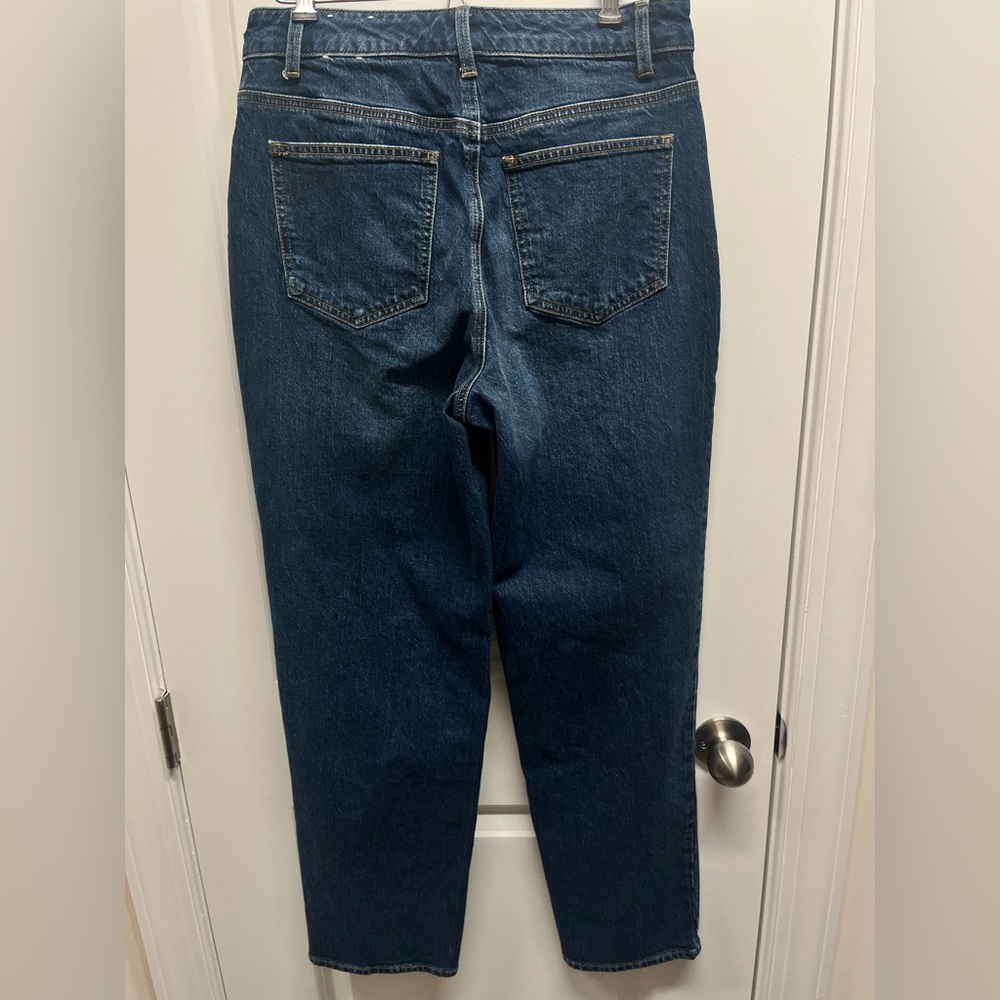 Talbots High Waist Straight Relaxed Jeans Womens 6 Michele Blue Medium Wash - Picture 3 of 11